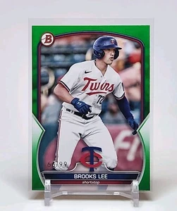 Bowman Brooks Lee 2023 #BD75 Green Prospect/99 - Minnesota Twins - Imagen 1 de 2