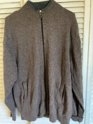 Pendleton Mr. Rogers cozy full zip cardigan wool/cotton/rayon blend  size large - Image 1 of 4