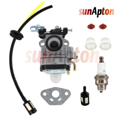 Carburetor For Snapper BB44 27cc Troy-Bilt TB2BP EC Backpack Blower Fuel Line - Image 1 of 4