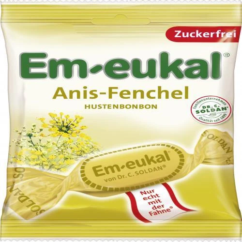 DR. C. SOLDAN GMBH 3x EM EUKAL Bonbons Anis Fenchel zuckerfrei 75 g PZN: 3166505