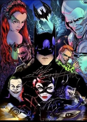 5D DIY Diamond Art Painting, Embroidery Kit Craft Comic Batman w/Enemies