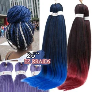 EZ Braid Hair Pre-Stretched Braiding Hair Extensions Long Smooth Natural Braids - Picture 1 of 28