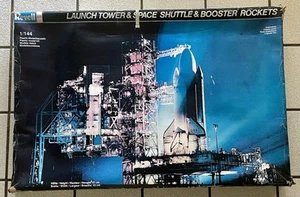 Vintage Revell 4911 1/144 scale LAUNCH TOWER/SPACE SHUTTLE & BOOSTER ROCKETS - Picture 1 of 5