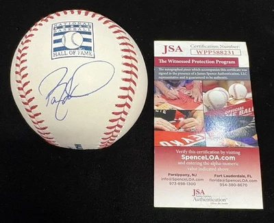 Barry Larkin Signed HOF Panel Baseball JSA Authentic Cincinatti Reds - Image 1 of 2