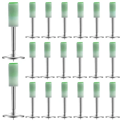 MEDIAWAVE STORE 50pz Chiodi per Sparachiodi Manuale Rivetti Tondi Metallo 7mm Cemento e Ferro