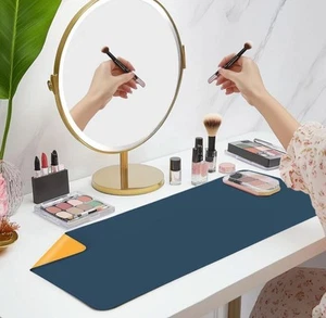 Alfombra de Maquillaje para Tocador Protector Superior, Alfombrillas Artesanales para Proteger Mesa, Mesa de Arte en Uñas - Imagen 1 de 5