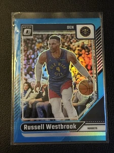 2024-25 Panini Donruss Optic Russell Westbrook Light Blue Prizm /225 Nuggets - Picture 1 of 2