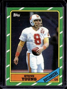 1986 Topps #374 Steve Young Rookie C* on Copyright Line Buccaneers (HOF) NR-MINT - Picture 1 of 2