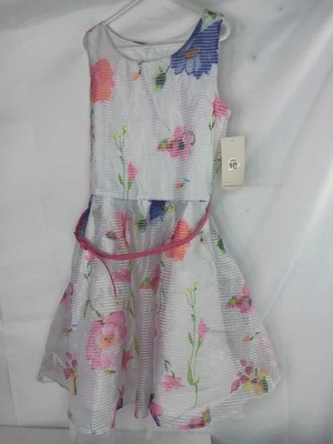 Vestido de Páscoa novo com etiquetas Btween Girls fantasia festa florista floral tamanho 10 - Imagem 1 de 4