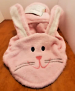 VTG LL Bean 2-Sided Fleece Critter Throw Rabbit Bunny 27 x 52 in. Discontinued! - Picture 1 of 7