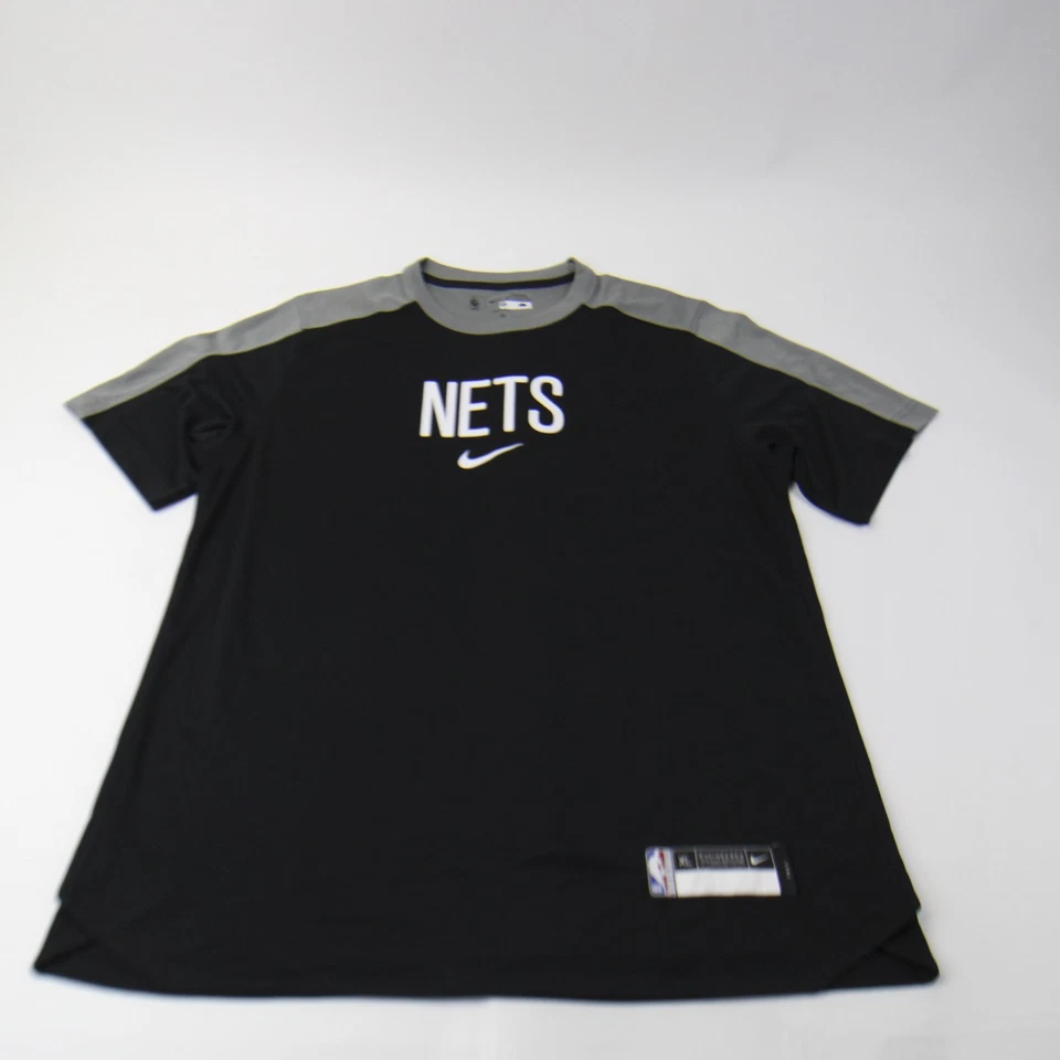 Brooklyn Nets Nike NBA Authentics Dri-Fit Short Sleeve Shirt Men's Used - Image 1 of 3