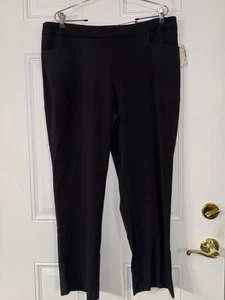 Roz Ali 16 kurze schwarze Anzughose zum Überziehen neu mit Etikett Secret Agent - Bild 1 von 8