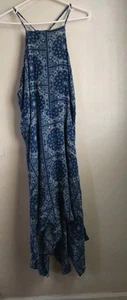 Hot Gal BlueDress Multicolor Size L 100% Rayon Sleeveless - Picture 1 of 7