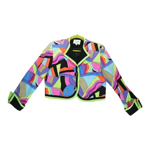 Vintage Constance Saunders Neon Blazer - Rare - Size 14 - Women's - Picture 1 of 8