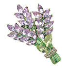 Lavender Flower Brooch Pin for Wedding or Party