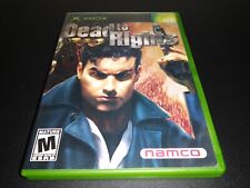Dead To Derechos 1 Etiqueta Negra Namco Microsoft Xbox Ex+ NM Estado Completo