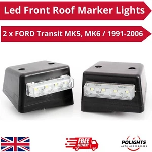 2X luces delanteras LED izquierda y derecha lámpara marcadora de techo para Ford Transit Mk5/Mk6 91-06 - Imagen 1 de 7