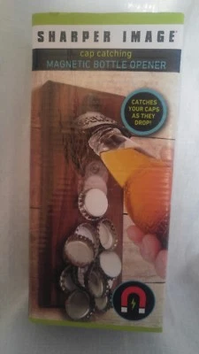 nip Sharper Image cap catching magnetic bottle opener - Image 1 of 4