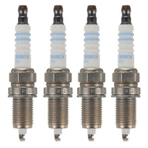 Bosch Super Plus Set 4 Nickel Spark Plugs For Buick Chrysler Ford Jeep Mazda L4