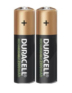 2x Duracell akkumulátor AA Mignon 2500 mAh Gigaset S820 S820A C620 C620A C620A C620H - Zdjęcie 1 z 1