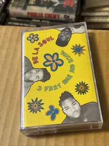 3 Feet High and Rising by De La Soul 1989 Cassette Rare Tommy Boy Hip Hop Rap - Picture 1 of 7