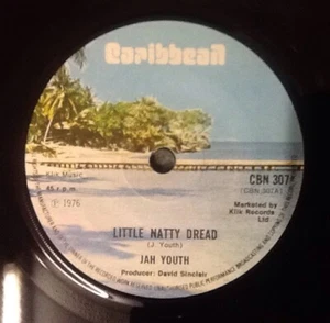 JAH YOUTH Little Natty Dread 1976 UK 7" Vinyl Single 1ST PRESSING EXCELLENT - Picture 1 of 2