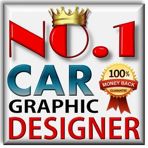 Custom Designed Car Graphics - We Design, Produce & Deliver As Vinyl Car Decals - Picture 1 of 12