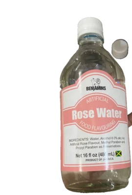 Agua de rosas Jamaican Benjamins (6 fl oz / 480 ml) (1 botella) Foto 1 de 4