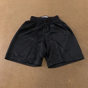 Soffe Youth Size 2XS Black Mesh Drawstring Waist Long Athletic Shorts NWT - Picture 1 of 4