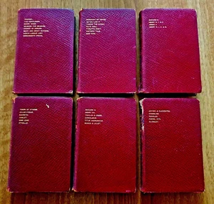 Oxford Miniature Shakespeare 6 Vol Set - 1905-1910 India Paper #ListingsInLights - Picture 1 of 15