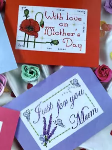 MOTHER Birthday MOTHERS Day Cross Stitch chart Multiple Choice Drop down Menu - Picture 1 of 136