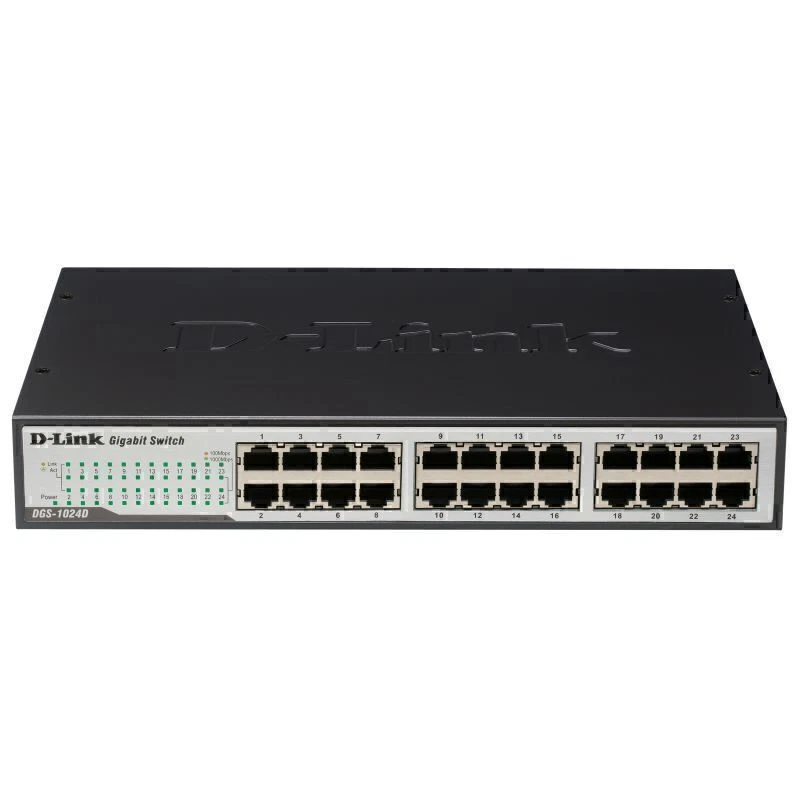 D-Link 24-Port Gigabit Unmanaged Switch   DGS-1024D - image 1 of 1