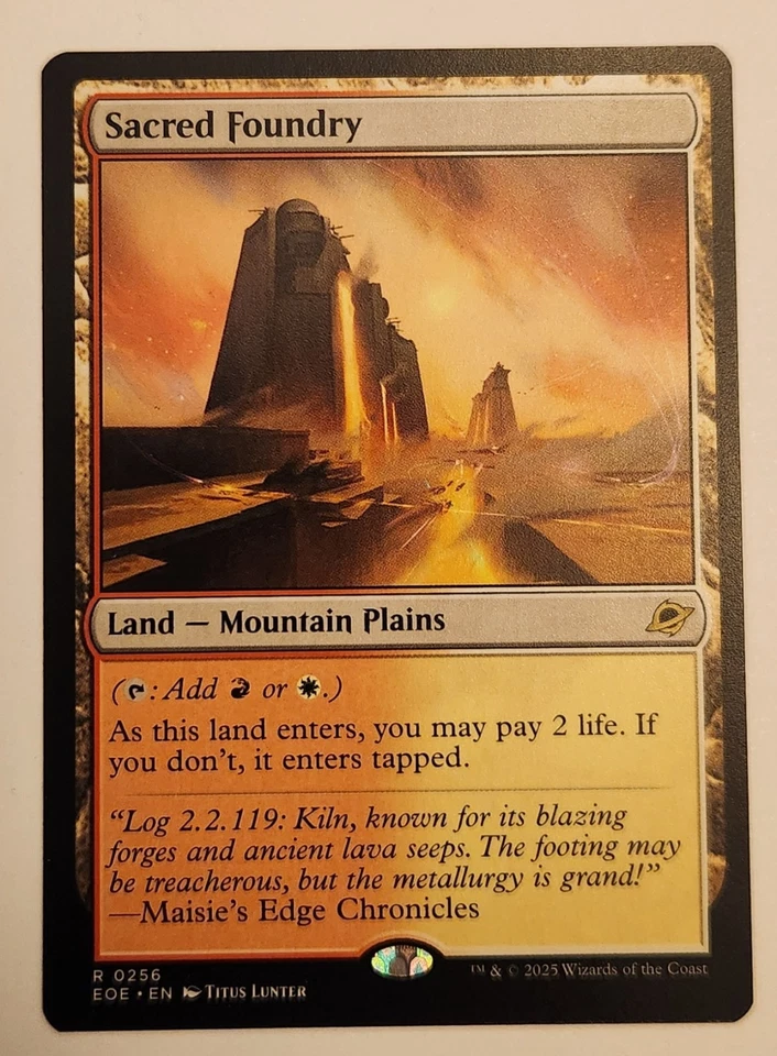 Sacred Foundry EoE Rare Land #256 NM+ - Imagem 1 de 1