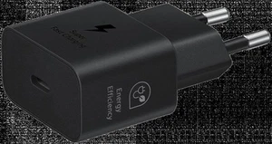Samsung Schnellladegerät, USB-C, 25W ohne Datenkabel, Schwarz - Picture 1 of 10