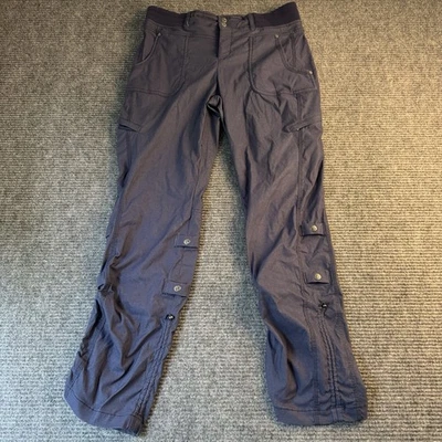 Pantalones de chándal informales ligeros de mezcla de lino Athleta con bolsillos talla 10 Foto 1 de 4