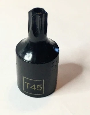 IIT  Laser Etched Tamper Proof Torx Star Bit Socket T45x 3/8" -Free USA Ship - Image 1 of 3