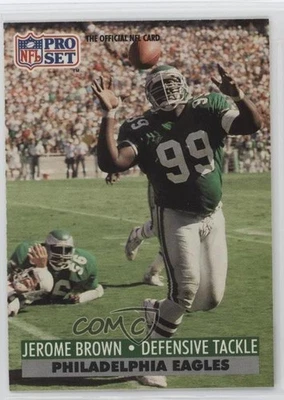 1991 Pro Set Jerome Brown #614 - Image 1 of 2