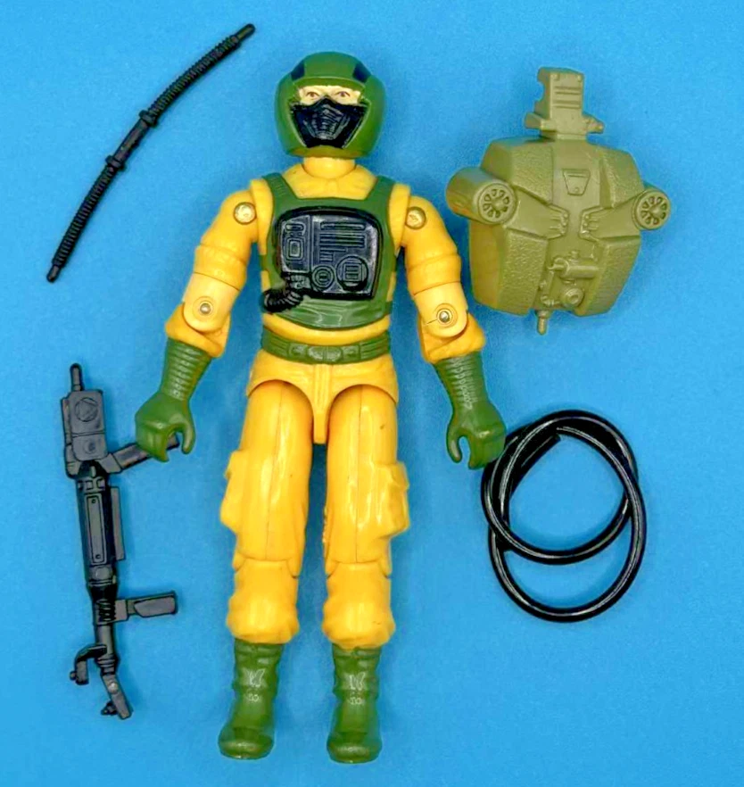 Gi G.I. 1985 vintage Joe Airtight V1 Hasbro con tarjeta de archivo 100 % completo como nuevo Foto 1 de 3
