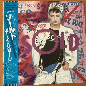 BOY GEORGE SOLD JAPAN LP OBI 28VB-1150 PROMO CULTURE CLUB - Picture 1 of 6