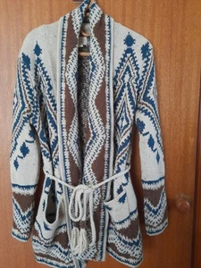 Womans Vintage Aztec Raulph Lauren Coat - Picture 1 of 6