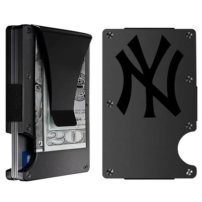 Custom NEW YORK YANKEES Laser Engraved Wallet - Pick A Wallet Color - Image 1 of 4