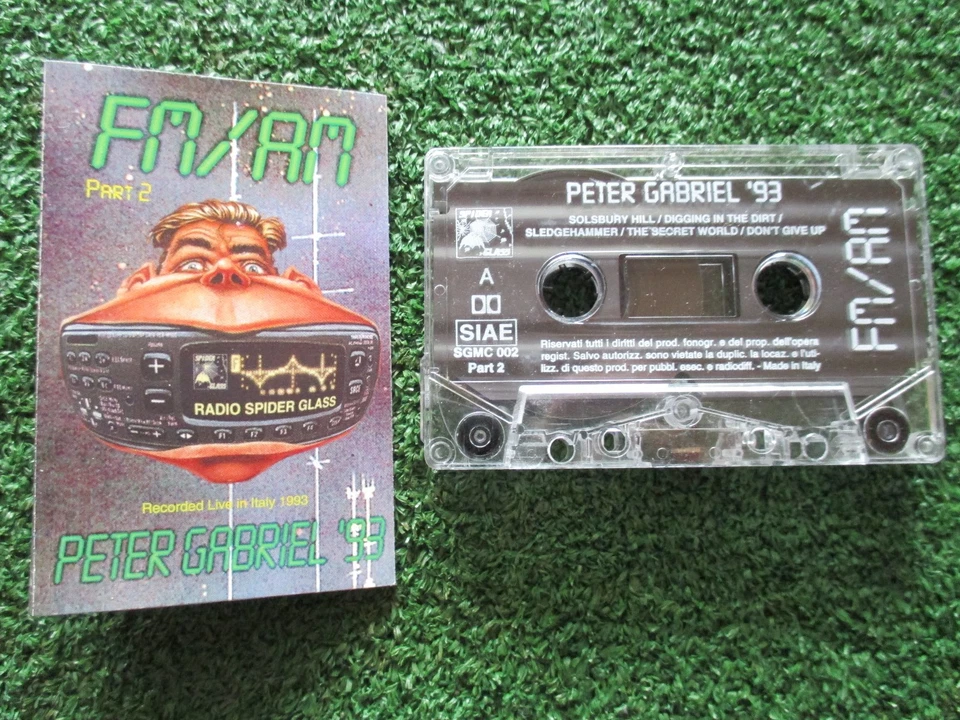 PETER GABRIEL **AM / FM Part 2 - Live In Italy 1993** ORIGINAL CASSETTE - Image 1 of 1