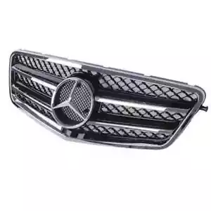 2010--2013 for Mercedes Benz Eclass W212 Sport Grille Black(with Benz Logo)Black - Foto 1 di 3