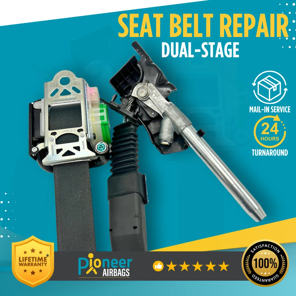 FOR ALL NISSAN JUKE SEAT BELT REPAIR DUAL STAGE OEM FIX REBUILD RESTORE SERVICE - Image 1 of 4