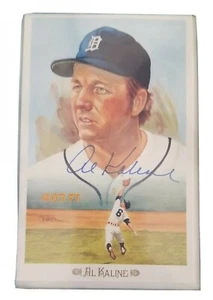 AL KALINE 🔥Autographed 🔥Perez Steele 50th Anniv HOF Postcard - RARE w/COA - Picture 1 of 6