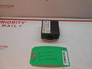 01-07 MERCEDES C CLASS ANTI-THEFT ALARM MODULE A2118209126 QB0236 - Picture 1 of 1