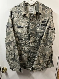 US Air Force USAF Military Camouflage Utility Coat Jacket Mens 38L - Picture 1 of 7