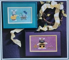 Busy Bunnies-Buggy & Beekeeper Cross Stitch Pattern The Cricket Collection 192