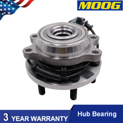 Buje y cojinete de rueda delantera MOOG para Nissan 2005-2012 Frontier/Pathfinder 4x4 Foto 1 de 4