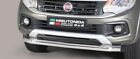 Protezione Anteriore Fiat Fullback 2016 Large Bar Diam 76Mm Inox